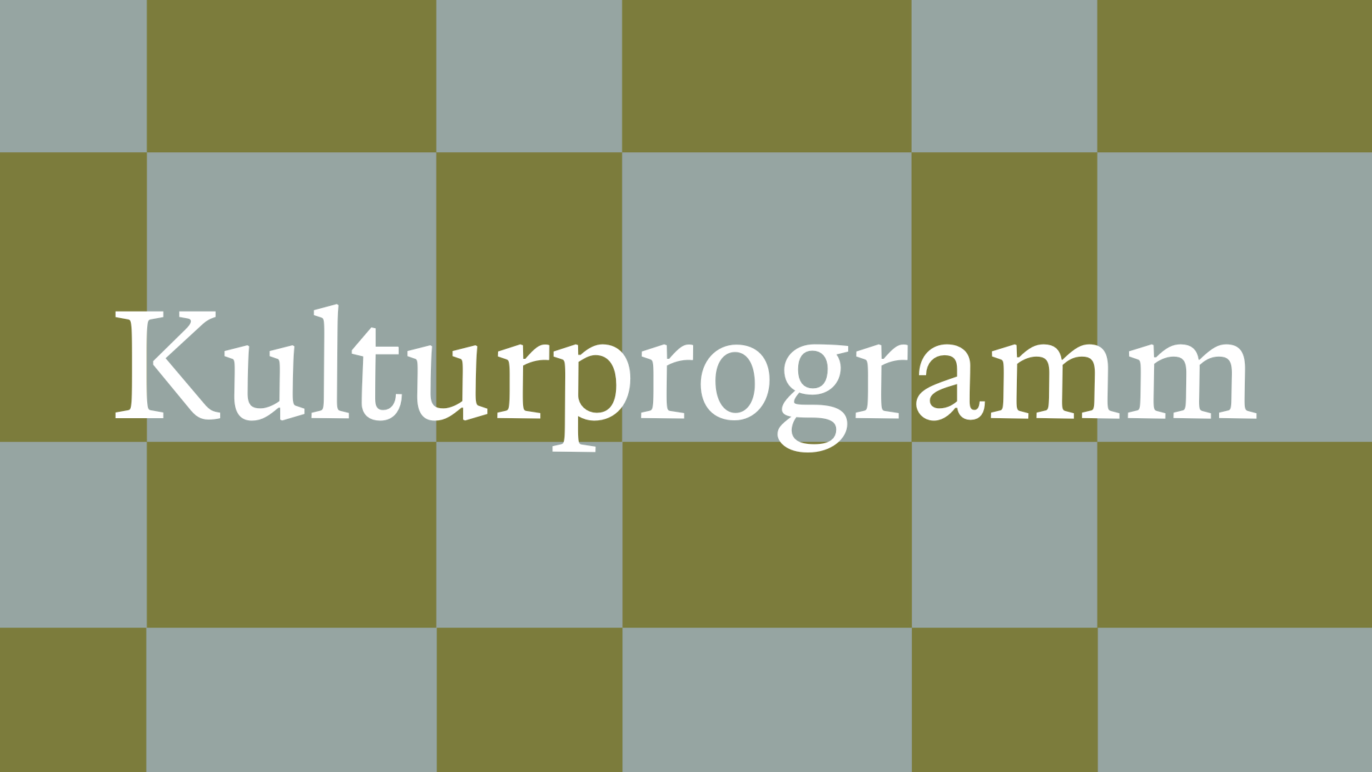 Kulturprogramm