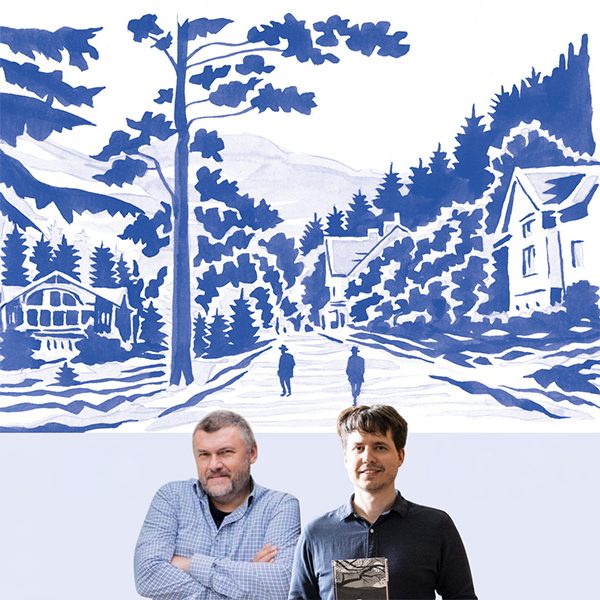 Schriftsteller Leoš Kyša und Jakub Šilhavík