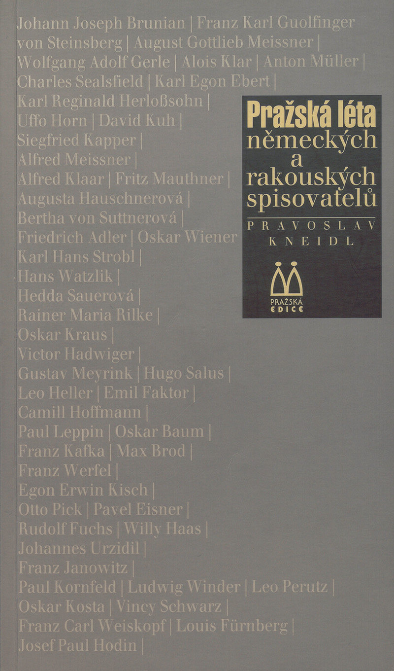 1997_Pražská léta německých a rakouských spisovatelů_Cover Buchcover